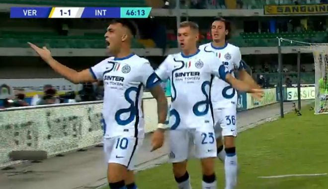 Ο Λαουτάρο ισοφάρισε σε 1-1 για την Ίντερ