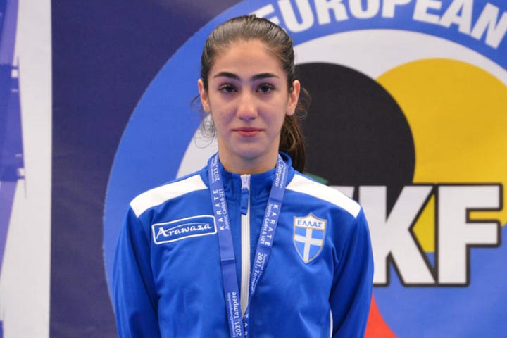 Θρίαμβος για τη Λυδία Ξένου, κατέκτησε το χρυσό μετάλλιο στο Ευρωπαϊκό πρωτάθλημα καράτε