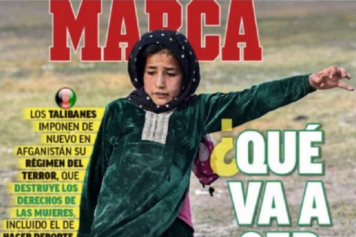 Το συγκλονιστικό πρωτοσέλιδο της Marca για το Αφγανιστάν