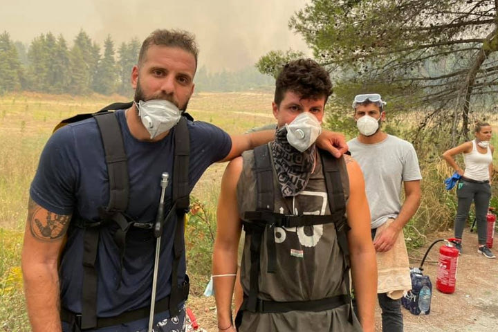 Ο Νίκος Παππάς στις φωτιές που πλήττουν την πατρίδα του, την Βόρεια Εύβοια