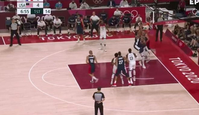 Τα highlights της νίκης των ΗΠΑ επί της Γαλλίας (87-82) στον τελικό των Ολυμπιακών Αγώνων