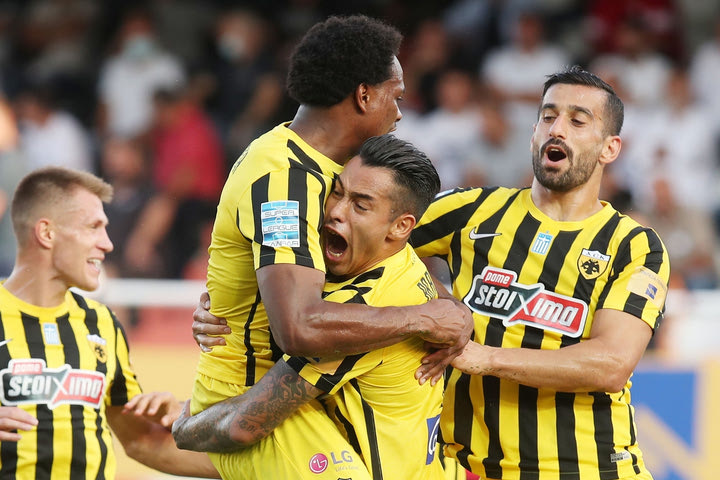 Το γκολ του Σέρχιο Αραούχο για το 1-0 της ΑΕΚ στο παιχνίδι με τον ΟΦΗ