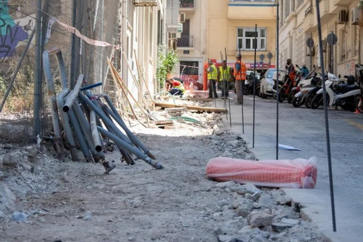 Δέκα φωτογραφίες από τα νέα πεζοδρόμια της Αθήνας