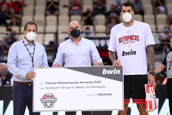 Η bwin και η Κ.Α.Ε. ΟΛΥΜΠΙΑΚΟΣ συνεχίζουν να στηρίζουν το Ε.Σ.Υ. & τις ευπαθείς κοινωνικές ομάδες