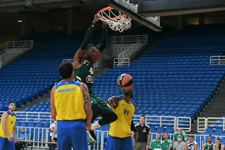Παναθηναϊκός – Περιστέρι 85-68: Φιλική νίκη στο ανεπίσημο ντεμπούτο των Γουάιτ – Έβανς
