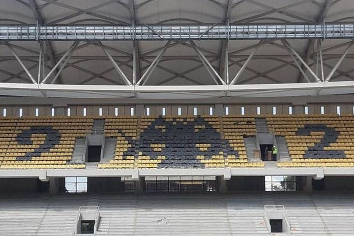 ΑΕΚ: Στις εξέδρες της OPAP Arena σχηματίστηκαν το “1924” και ο δικέφαλος αετός