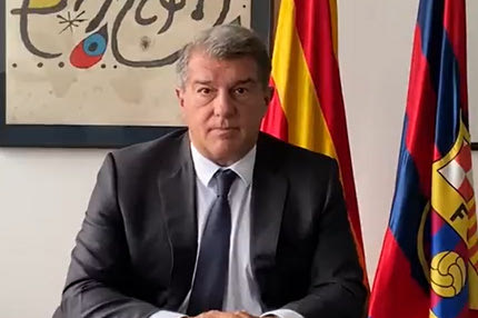 Νέα έκκληση Λαπόρτα: “Η Μπαρτσελόνα θα προσπαθήσει να κερδίσει την Κάντιθ, συνεχίστε να στηρίζετε την ομάδα”