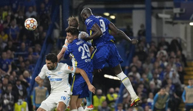 Η τρομερή κεφαλιά του Λουκάκου για το 1-0 της Τσέλσι στην αναμέτρηση με τη Ζενίτ
