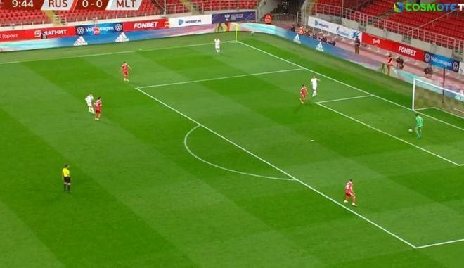Οι καλύτερες φάσεις του Ρωσία – Μάλτα 2-0 για τα προκριματικά του Παγκοσμίου Κυπέλλου 2022