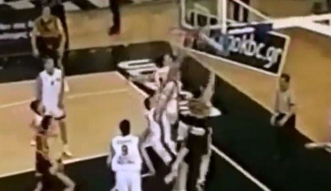 Ο Σπανούλης την εποχή που αγωνιζόταν στο Μαρούσι
