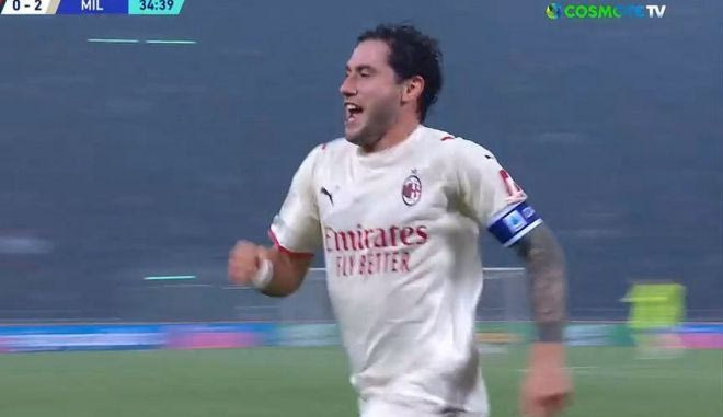 Το 2-0 της Μίλαν με τον Καλάμπρια κόντρα στην Μπολόνια