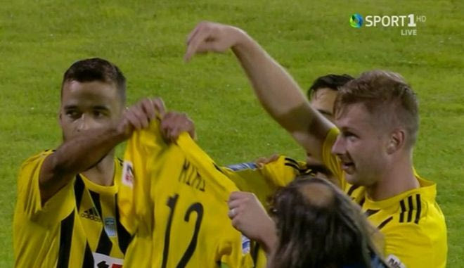 Το 1-0 του Άρη κόντρα στη Λαμία με τον Μπράμπετς