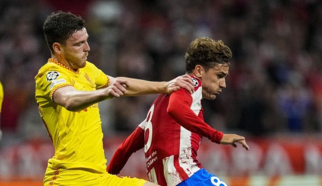 Ο Γκριεζμάν έκανε το 2-2 στο Ατλέτικο – Λίβερπουλ με δεύτερο προσωπικό γκολ