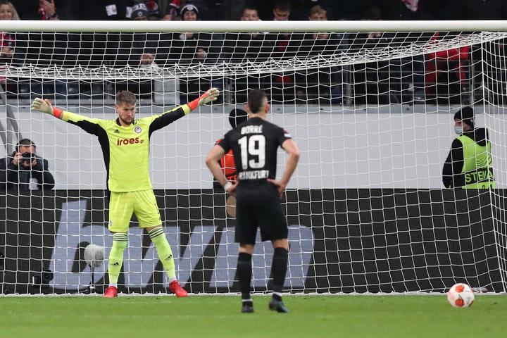 Άιντραχτ – Ολυμπιακός: Το 1-0 από τον Μπορέ με εκτέλεση πέναλτι
