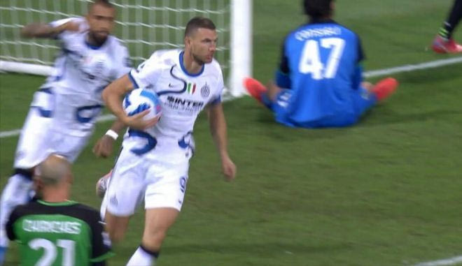 Το 1-1 για την Ίντερ κόντρα στην Σασουόλο με σκόρερ τον Τζέκο