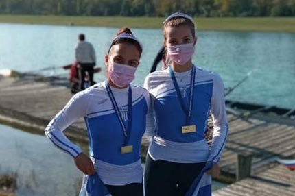 Κωπηλασία: Χρυσές οι Φράγκου και Νατσιούλα στο ευρωπαϊκό Νεανίδων, χάλκινη η τετράκωπος