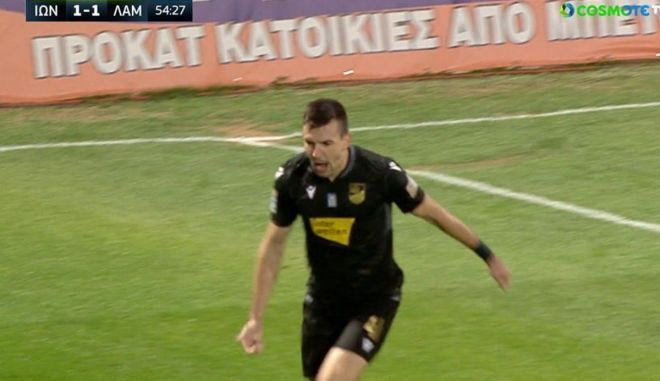 Ο Γκόλεμιτς έκανε το 2-1 για την Λαμία κόντρα στον Ιωνικό