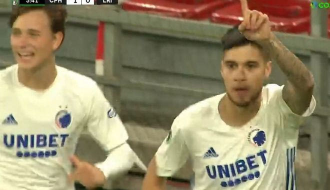 Ο Ντικς έκανε το 1-0 στο Κοπεγχάγη – Λίνκολν