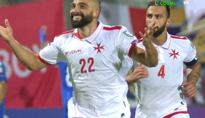 Το 1-1 για την Μάλτα απέναντι στην Κύπρο με τον Μουσκάτ
