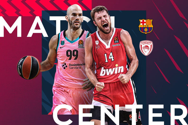 LIVE: Μπαρτσελόνα – Ολυμπιακός