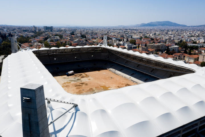 OPAP Arena: Ξεκίνησε η ασφαλτόστρωση στον δρόμο της υπογειοποίησης