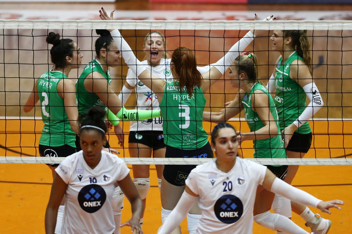 Volley League γυναικών: Τρίποντα για Παναθηναϊκό, ΠΑΟΚ, ΑΕΚ και Άρη