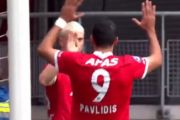 Άλκμααρ – Ουτρέχτη 5-1: Θρίαμβος για την ομάδα των Παυλίδη – Χατζηδιάκου στην ελληνική μάχη με τον Δουβίκα