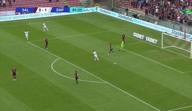 Τα highlights του Σαλερνιτάνα – Έμπολι 2-4