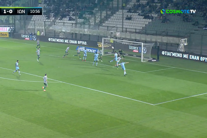 Το γκολ του Σάντσες για το 1-1 στο Παναθηναϊκός – Ιωνικός