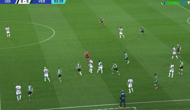 Τα highlights του Ουντινέζε – Βερόνα 1-1