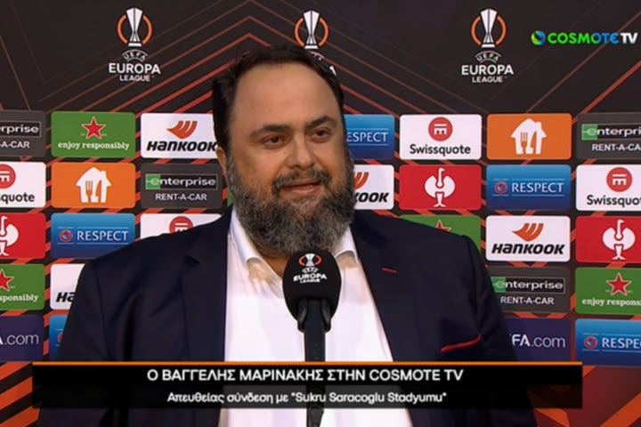 Μαρινάκης: “Όπως είπα και στα παιδιά, Ελλάδα – θρύλος – θρησκεία μέσα στην Τουρκία, η νίκη θύμισε το μπάσκετ το 2012”