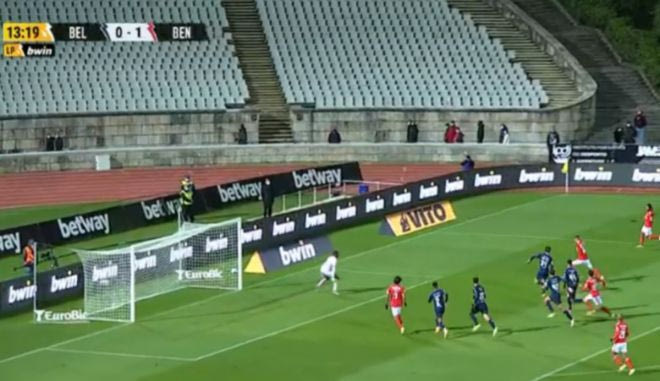 Ο Σεφέροβιτς σκόραρε για το 2-0 της Μπενφίκα κόντρα στην Μπελενένσες στο 14′