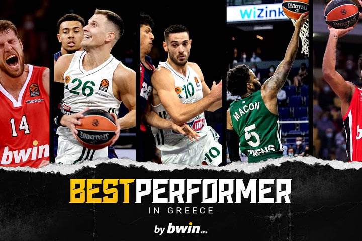 Oι «Best Performer in Greece by bwin» του Οκτωβρίου στη EuroLeague!