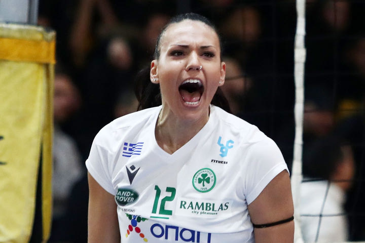 ΑΕΚ – Παναθηναϊκός 0-3: Εμφατικό διπλό και κορυφή στη Volley League γυναικών για τις πράσινες