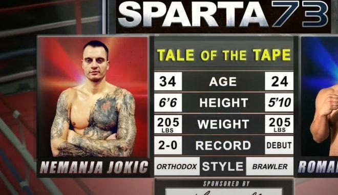 Sparta 73-Muay Thai: Nemanja Jokic vs Roman Marquez