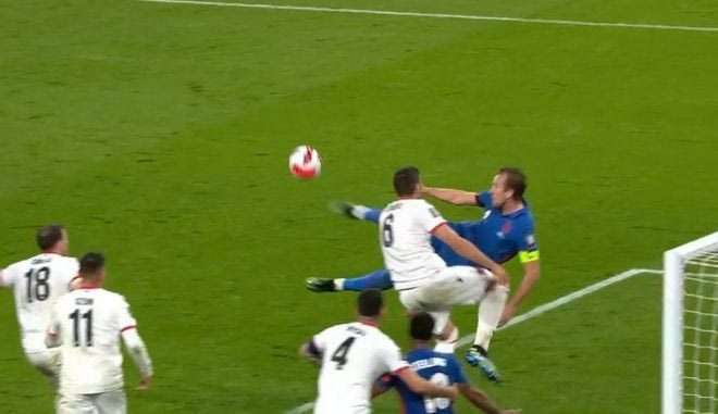 Ο Κέιν έκανε το 5-0 στο Αγγλία – Αλβανία με εκπληκτικό εναέριο σουτ