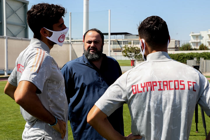 Ο Βαγγέλης Μαρινάκης στον Ρέντη ενόψει ΑΕΚ και Φενέρμπαχτσε