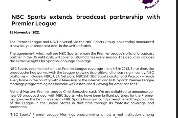 Η Premier League για τα επόμενα έξι χρόνια στα κανάλια Novasports