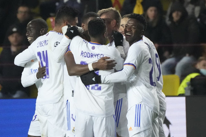 Champions League: Πρώτη η Ρεάλ μετά το 2-0 επί της Ίντερ, ισόπαλο το Σαχτάρ – Σέριφ