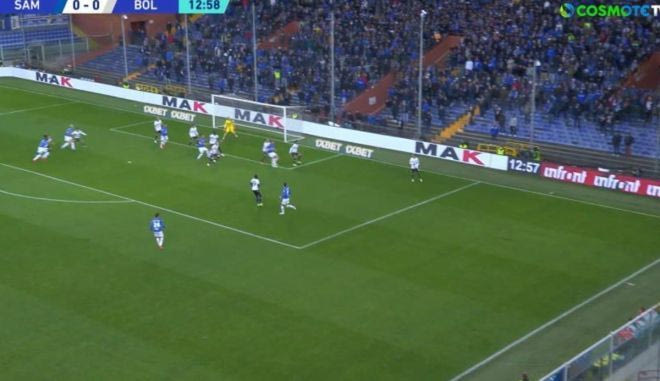Τα highlights του Σαμπντόρια – Μπολόνια 1-2