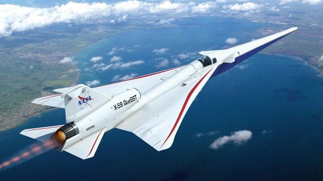 Χ-59: Το πειραματικό «αθόρυβο» υπερηχητικό αεροπλάνο της NASA εθεάθη σε δρόμο