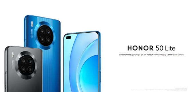 HONOR 50 Lite: Διαθέσιμο στην Ελληνική Αγορά με υπερ-ταχύτατους χρόνους φόρτισης