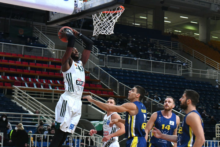 Παναθηναϊκός – Λαύριο 102-83: Ο Έβανς καθάρισε για το τριφύλλι, αγωνία για Νέντοβιτς
