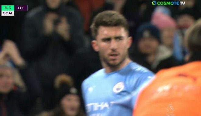 Ο Λαπόρτ με κεφαλιά έγραψε το 5-3 για τη Μάντσεστερ Σίτι