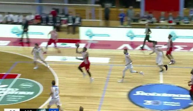 Όμορφο buzzer-beater από τον Πρίντεζη στο Λάρισα – Ολυμπιακός
