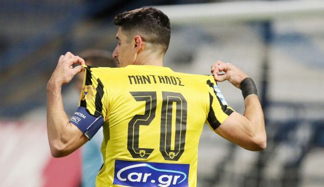 Το 1-0 της ΑΕΚ επί του Ιωνικού με τον Μάνταλο