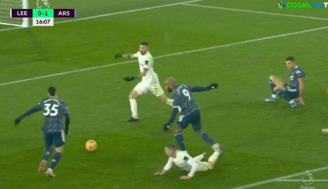 Το 1-0 της Άρσεναλ επί της Λιντς με την υπογραφή του Μαρτινέλι