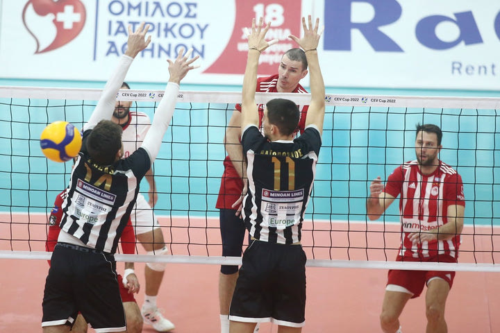 Volley League ανδρών: Επιστροφή στις νίκες για τον Ολυμπιακό