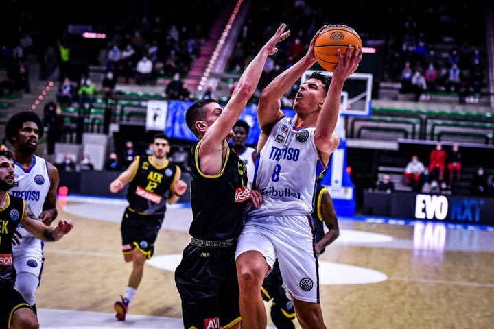 Τρεβίζο – ΑΕΚ 81-69: “Αντίο” στο BCL με νέα ήττα