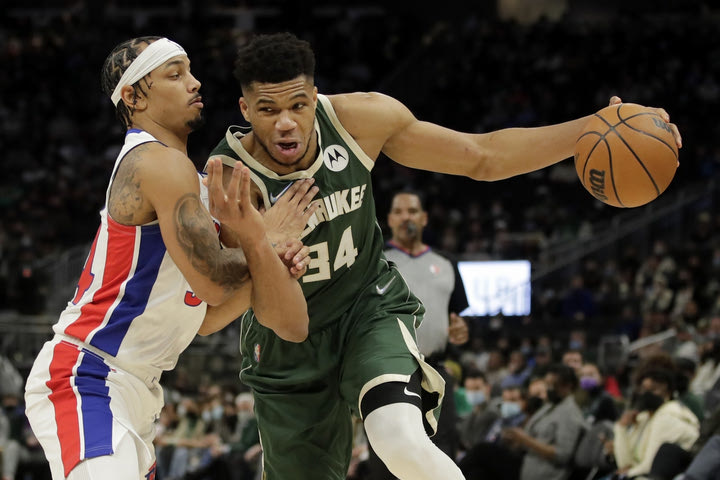NBA: Η 31αρα και το double-double του Γιάννη Αντετοκούνμπο κόντρα στους Πίστονς